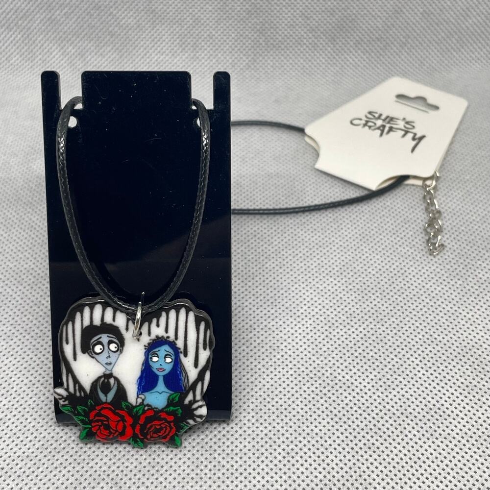 The Corpse Bride Vinyl Cord Pendant Necklace